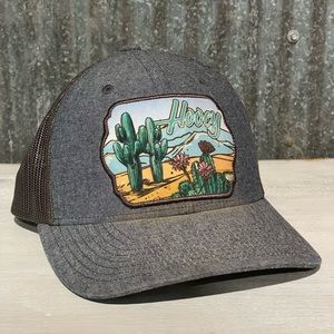 Hooey ladies denim cactus western ball cap